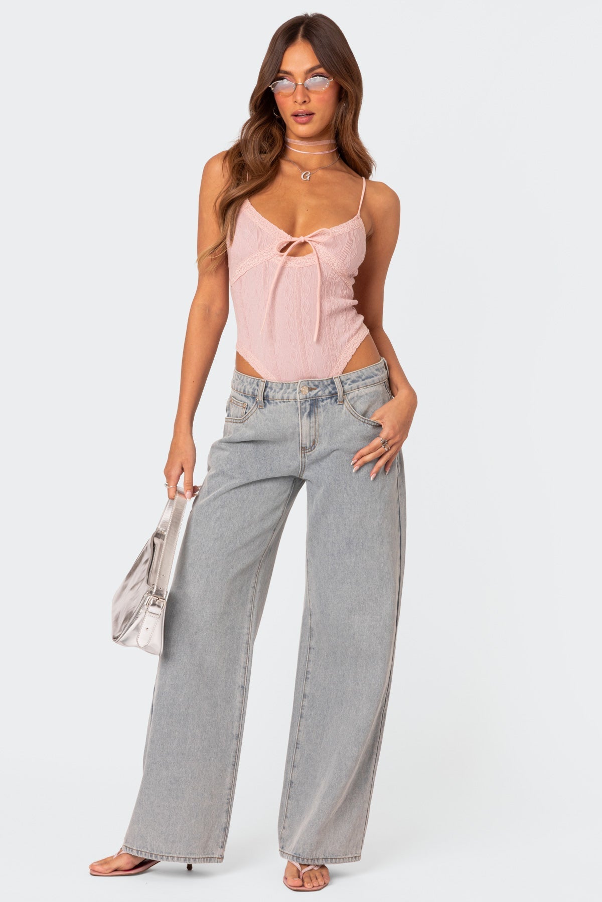 Navelle | Bow Tie Jeans