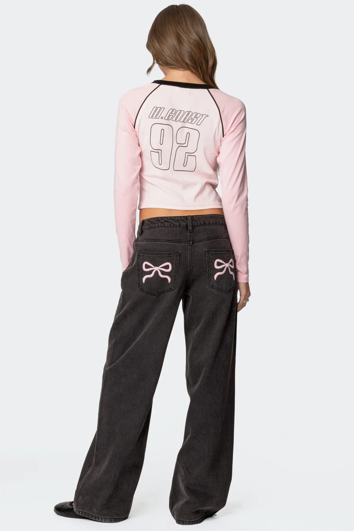 Navelle | Bow Tie Jeans