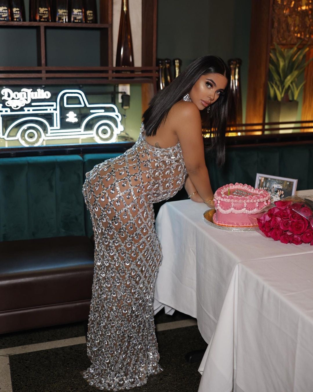 Navelle | Diamond Maxi Dress