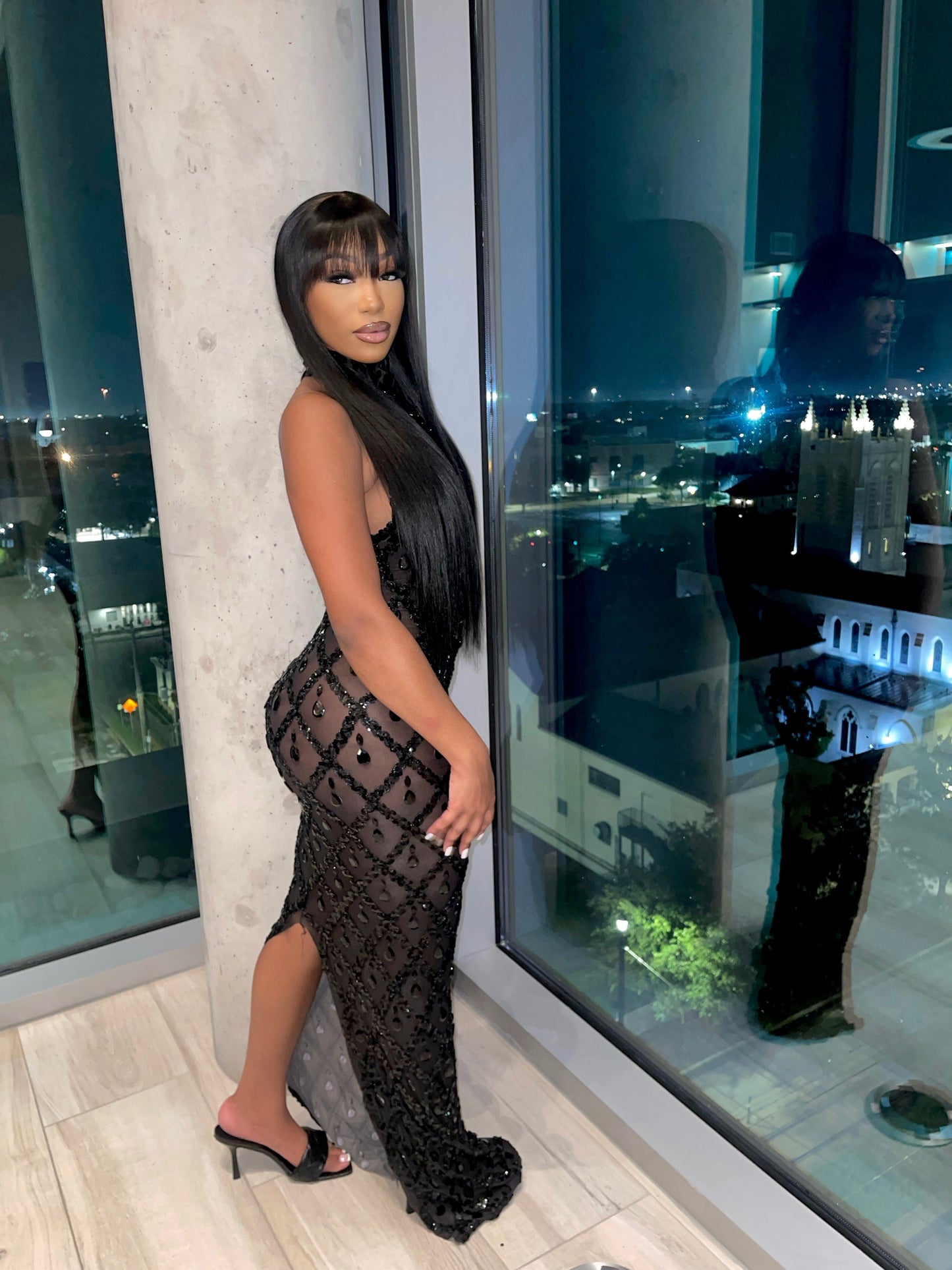 Navelle | Diamond Maxi Dress