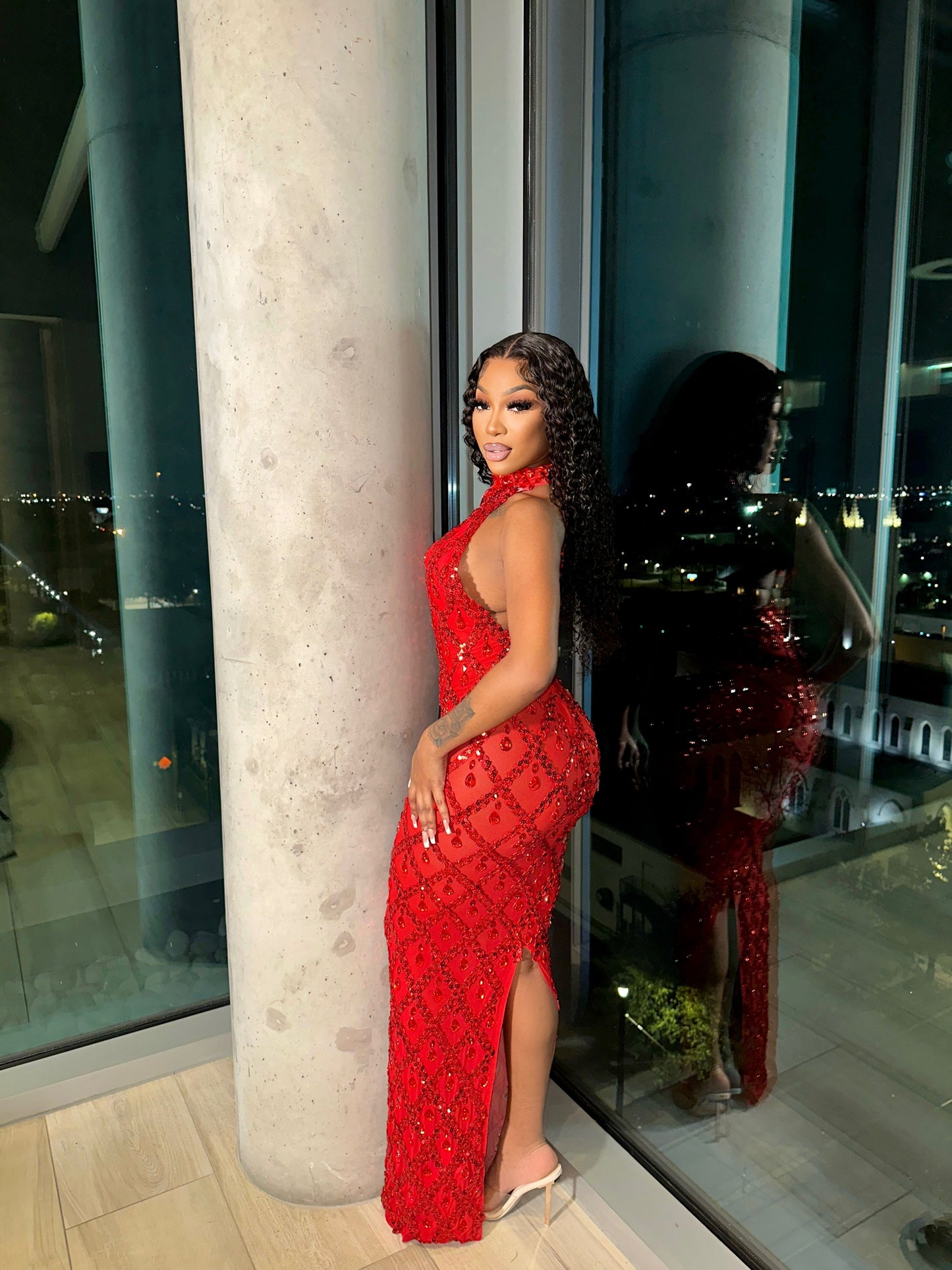 Navelle | Diamond Maxi Dress