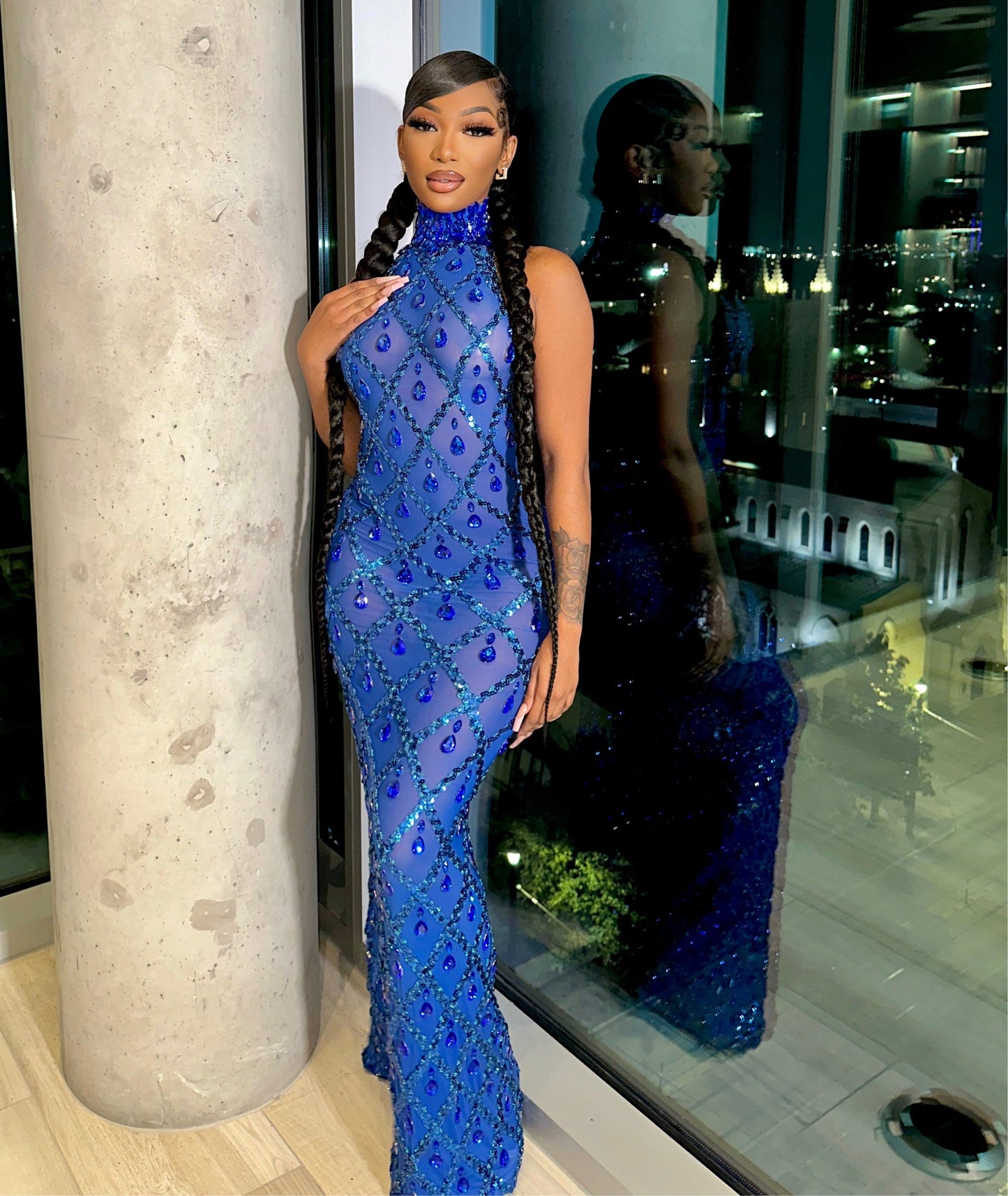 Navelle | Diamond Maxi Dress