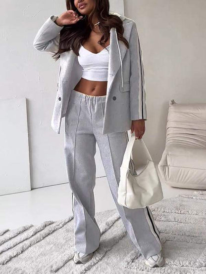 Navelle |Casual Hooded Two-piece Suit