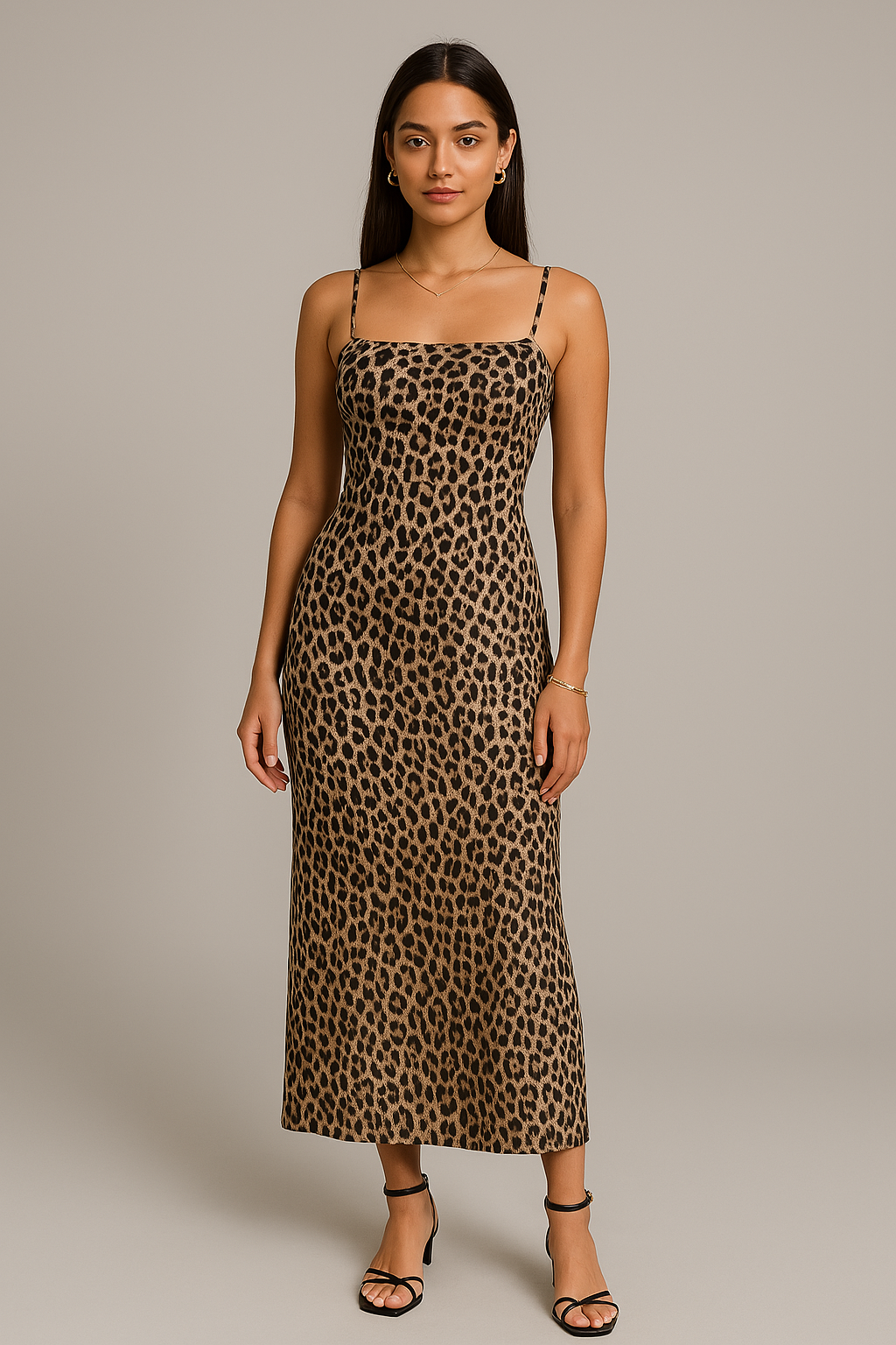 Navelle | Maxi Leopard Dress
